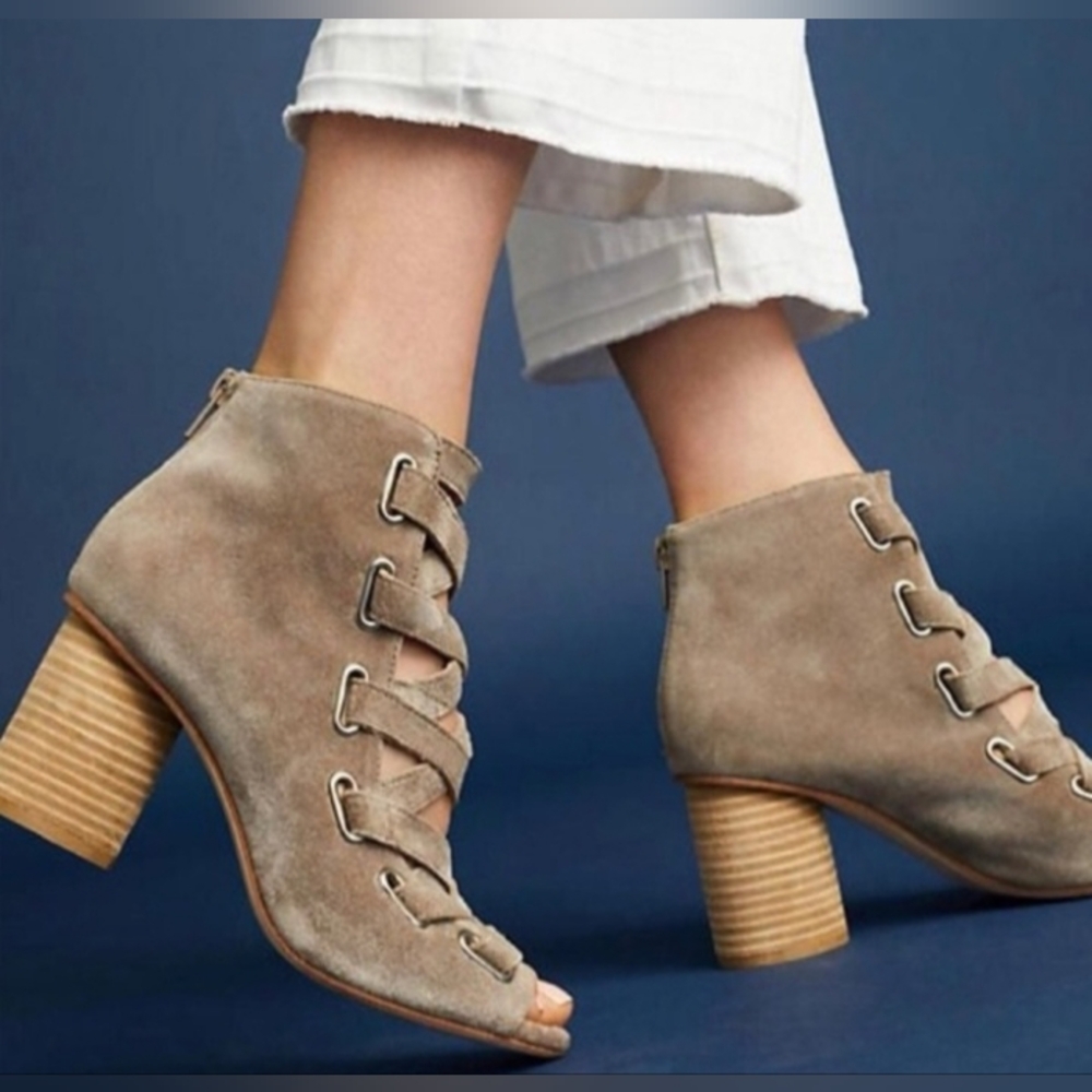 JEFFREY CAMPBELL Salazar Shooties Strappy Open Toe Women's Size 7.5